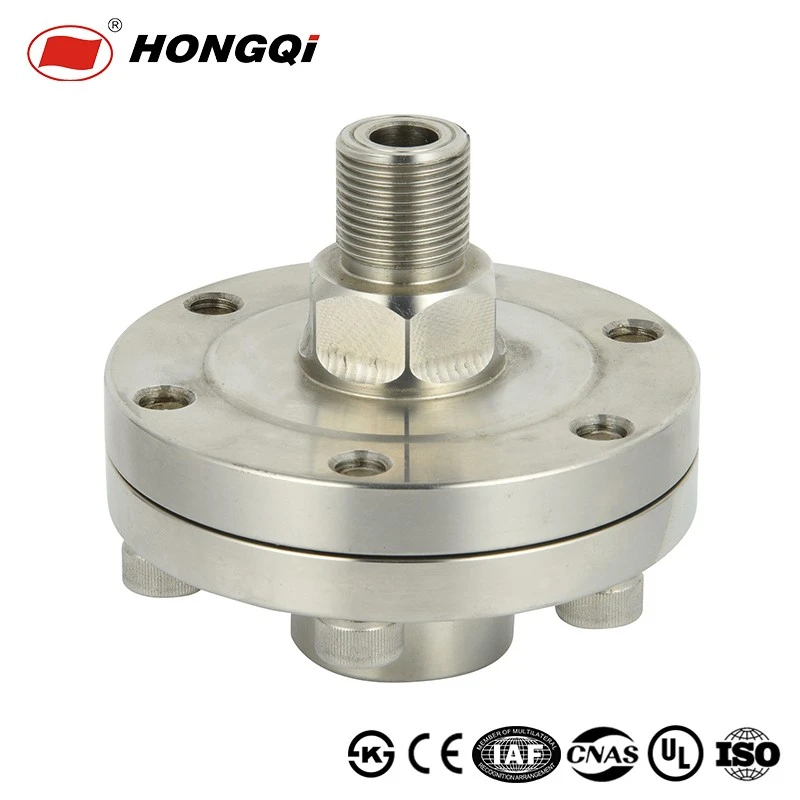 Flange Mount Stainless Steel Diaphragm Pressure Gauge high quality