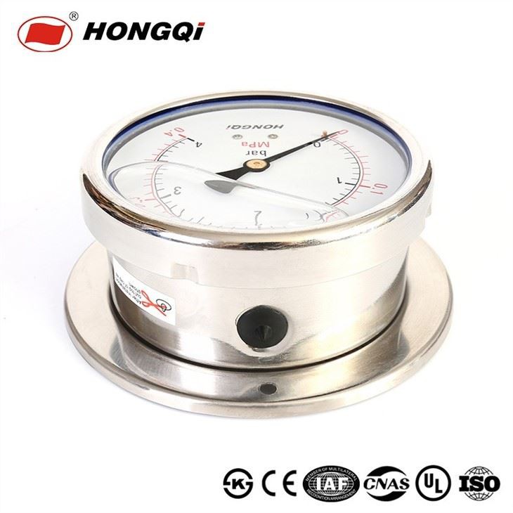 100mm Liquid Filled Side Lower Mount Pressure Gauge