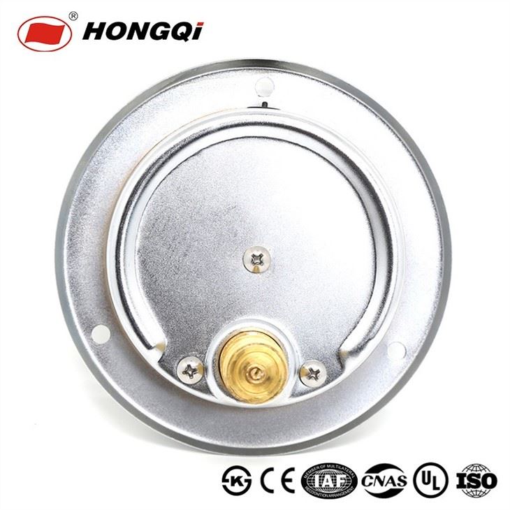 4 Inch Shockproof Axial Liquid Filled / Oil Pressure Gauge