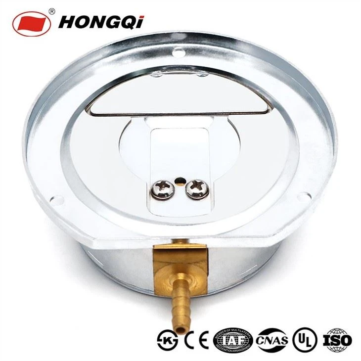 60mm steel chrome plated pressure gage