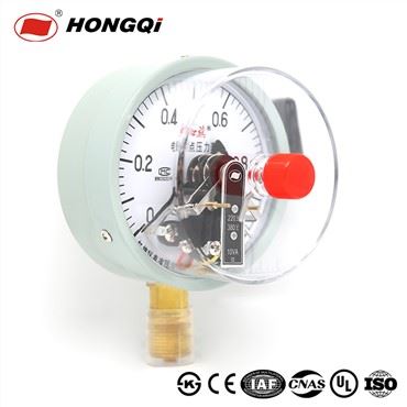 Yx-100 Spodnji električni kontaktni temperaturni manometer